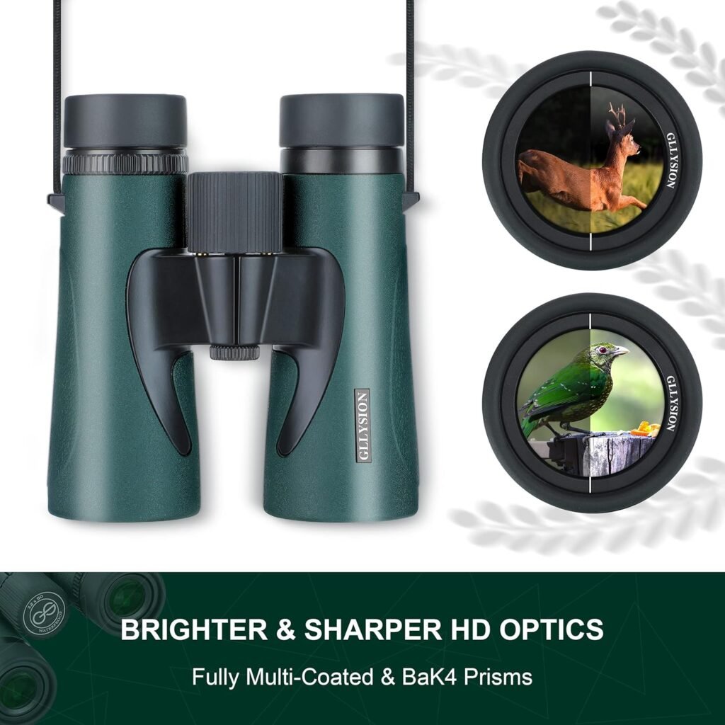 12X50 Professional HD Binoculars for Adults with Phone Adapter, High Power Binoculars with BaK4 prisms, Super Bright Lightweight  Waterproof Binoculars Perfect for Bird Watching, Hunting, Stargazing